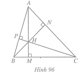 Trong một tam giác đoạn vuông góc kẻ từ một đỉnh đến đường thẳng chứa cạnh đối diện gọi mà một (ảnh 1)