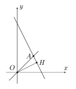 Cho hàm số bậc nhất   y=mx-m+1( m là tham số), có đồ thị là đường thẳng d . Khoảng cách lớn nhất từ gốc tọa độ đến d  là (ảnh 1)
