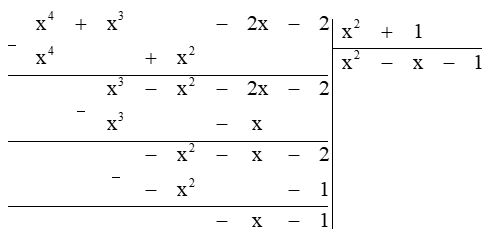 Có hay không một đa thức Q sao cho A = (x^2 + 1) . Q? (ảnh 1)