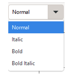 Kiểu chữ nào sau đây có sẵn trong Inkscape?  A. Bold. B. Underline.  C. Bold Italic. D. Italic. E. A, C, và D.  (ảnh 1)