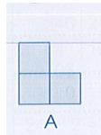 Diện tích hình A gồm bao nhiêu ô vuông? Diện tích hình A gồm (ảnh 1)
