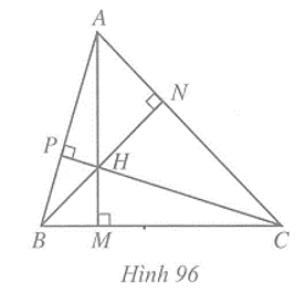 Trong một tam giác đoạn vuông góc kẻ từ một đỉnh đến đường thẳng chứa cạnh đối diện gọi mà một (ảnh 2)