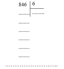 Tính 846 : 6 (ảnh 1)