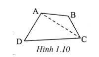 Có hay không một tứ giác mà độ dài các cạnh tỉ lệ với 1, 3, 5, 10 ? (ảnh 1)
