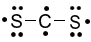 Công thức Lewis của CS2 là A. S - C - S B. S =C = S C. S = C - S (ảnh 2)