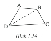 Cho bốn điểm A, B, C, D trong đó không có ba điểm nào thẳng hàng, bất kì hai điểm nào cũng có khoảng cách lớn hơn 10.  (ảnh 2)