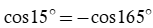 Tính giá trị biểu thức P = sin 30 độ cos 15 độ + sin 150 độ cos 165 độ (ảnh 2)