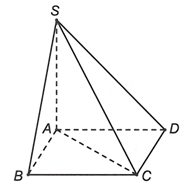 Cho hình chóp S.ABCD có đáy là hình vuông cạnh a, SA = căn bậc 2(2) a và SA vuông góc (ABCD). Góc (ảnh 1)
