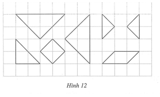 Sử dụng các mảnh bìa như Hình 12 để ghép thành một hình chữ nhật. (ảnh 1)