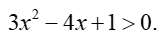 Tìm tập xác định D của hàm số y= x^2-1/căn bậc hai 3x^2-4x+1 (ảnh 1)