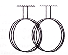Treo hai ống dây đồng trục và gần nhau như hình vẽ. Thông tin nào sau đây là đúng?   (ảnh 1)