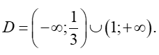 Tìm tập xác định D của hàm số y= x^2-1/căn bậc hai 3x^2-4x+1 (ảnh 5)