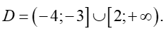 Tìm tập xác đinh D  của hàm số  y=căn bậc hai x^2+x-6 + 1/ căn bậc hai x+4 (ảnh 6)