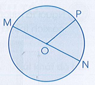 Khoanh vào chữ đặt trước câu trả lời đúng: Các bán kính của hình tròn bên là: (ảnh 1)