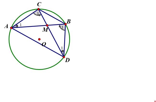 Cho (O) và hai dây AB, CD bằng nhau và cắt nhau tại M. ( C thuộc cung nhỏ AB, B thuộc cung nhỏ CD). a) CMR: cung AC = cung DB. (ảnh 1)