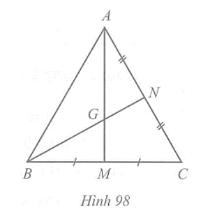 Cho tam giác đều ABC có trọng tâm G. Chứng minh G cũng là trực tâm của tam giác ABC (ảnh 1)