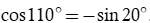Tính giá trị biểu thức S = sin^2 15 độ + cos^2 20 độ + sin^2 75 độ + cos^2 110 độ . (ảnh 2)