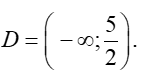 Tìm tập xác định D của hàm số y= căn bậc hai x^2+2x+3+ 1/ căn bậc hai 5-2x (ảnh 6)
