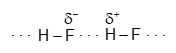 Vì sao HF có nhiệt độ sôi cao hơn hẳn so với HCl, HBr, HI A. HF có phân tử (ảnh 1)