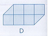 Diện tích hình D gồm bao nhiêu ô vuông? Diện tích hình D gồm  (ảnh 1)