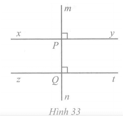 Nếu hai đường thẳng phân biệt cùng vuông góc với một đường thẳng khác Vẽ hình minh họa  (ảnh 1)