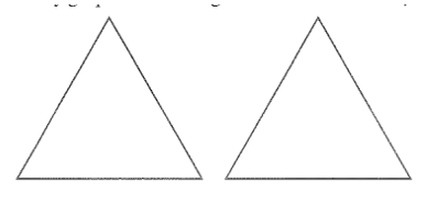 Hãy ghép hai hình tam giác đều thành hình có trục đối xứng (ảnh 1)