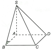 Cho hình chóp S.ABCD có đáy là hình vuông cạnh 2a, cạnh bên SA vuông góc mặt đáy và SA = a. Gọi (ảnh 1)