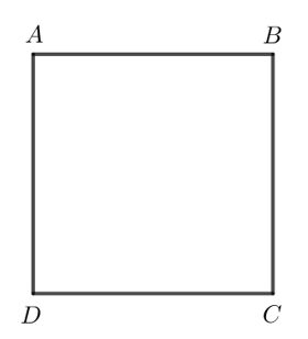 Cho hình vuông ABCD. Hỏi trong bốn đỉnh của hình vuông a) Đỉnh nào cách đều hai điểm A và C? (ảnh 1)