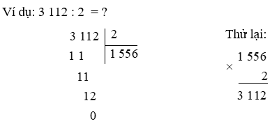 Viết một phép chia, ví dụ 246 : 2 = ? Tính thương rồi sử dụng phép nhân để  (ảnh 2)