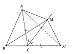 Cho tam giác ABC. Điểm M nằm trên đường phân giác của góc ngoài đỉnh C. Chứng minh AC + CB < AM + MB. (ảnh 1)