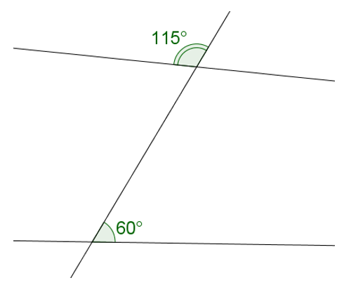 Trong hai hình vẽ sau đây, hình nào thể hiện hai đường thẳng song song? Hình 1 (ảnh 2)