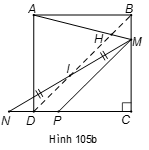 b)  Ba điểm B, I, D  thẳng hàng. (ảnh 2)