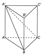 Cho hình lăng trụ đứng ABC.A'B'C' có đáy ABC là tam giác vuông, BA = BC = a, cạnh bên AA' = a căn (ảnh 1)