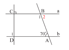 Cho Hình 17, biết a // b. Tính số đo của các góc B1 và D1 (ảnh 2)