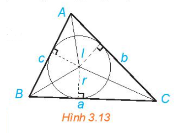 Cho tam giác ABC với I là tâm đường tròn nội tiếp tam giác. (ảnh 1)
