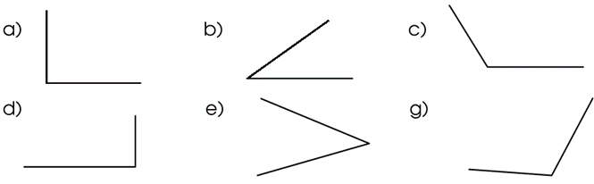 Dùng ê ke để nhận biết góc nào là góc vuông, góc nào là góc không vuông trong mỗi hình dưới đây (ảnh 1)
