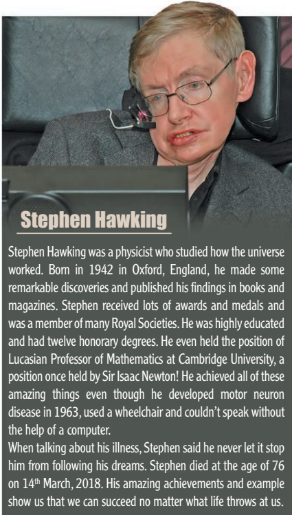 Hawking studied physics.         (ảnh 1)