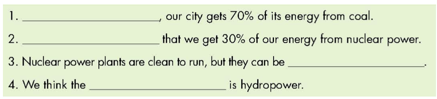 Listen to Joe and Susan giving a presentation about energy in Oaktown (ảnh 1)