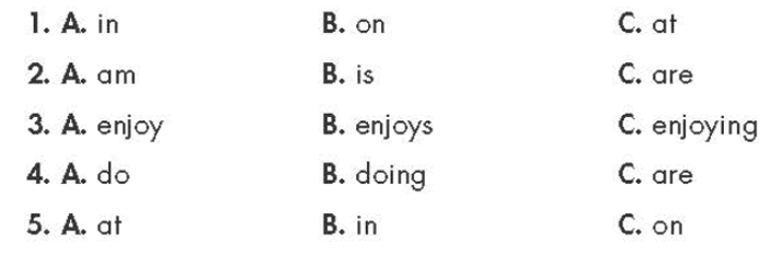 Read the paragraph. Choose the best word (A, B, or for each space.) (ảnh 1)