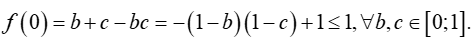 Cho  a,b,c  là các số thực thuộc đoạn [0,1]. Tìm GTLN của biểu thức (ảnh 5)