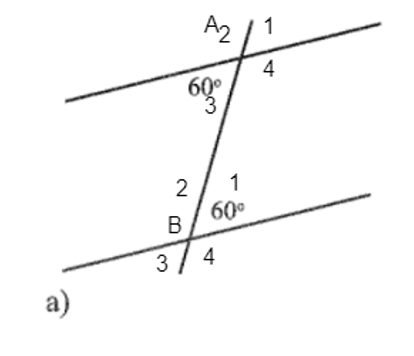 Quan sát hình vẽ nhận xét về việc hai đường thẳng có song song không. Thảo luận với (ảnh 2)