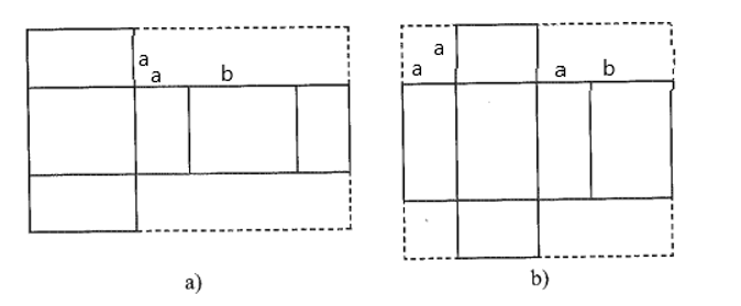 Từ hai tấm bìa hình chữ nhật bên dưới, ta cắt và gấp được hai hình hộp chữ nhật có cùng (ảnh 2)