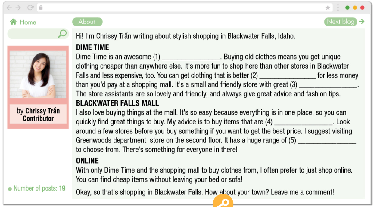 shopping for clothes in Blackwater Falls  2. Chrissy’s last shopping trip (ảnh 1)