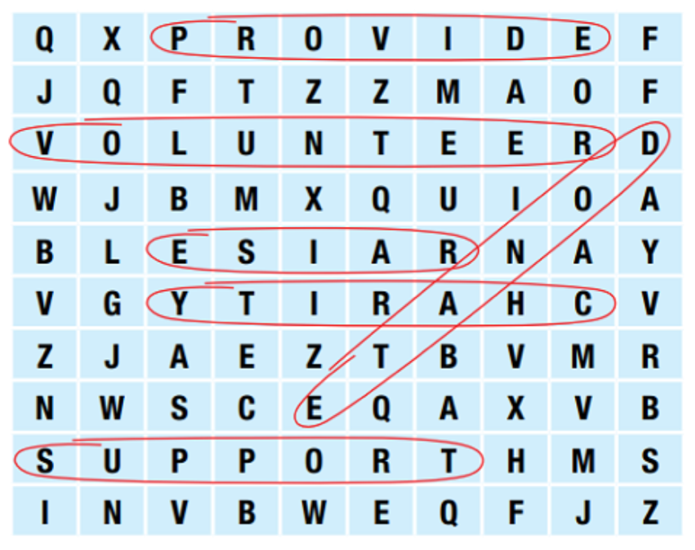 Find the words from Task a. in the word search. (Tìm các từ trong Bài a trong tìm kiếm từ.) (ảnh 2)