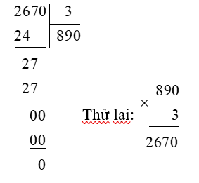 Thực hiện các hoạt động sau: a) Viết một phép chia, ví dụ: 246 : 2 = ? Tính thương rồi sử dụng phép nhân để kiểm tra lại kết quả (ảnh 4)