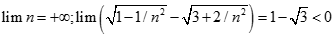 Giá trị đúng của lim ( căn bậc hai n^2 - 1 - căn bậc hai 3n^2 + 2) là: A. dương vô cùng B. âm vô cùng C. 0 D. 1 (ảnh 3)