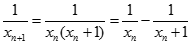 Cho dãy số (xn) xác định bởi x1 = 1/2, x n+1 = xn^2 + xn với n lớn hơn bằng 1 Đặt Sn = 1/x1 + 1 +1/x2 + 1 + ..... + 1/xn+1 Tính lim Sn (ảnh 12)