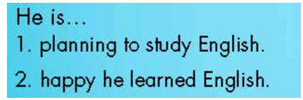 Listen to Minh talking at a school career day. Choose the correct statement (ảnh 1)