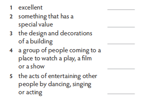 Vocabulary: There are five highlighted words in the article. Match the words with (ảnh 1)