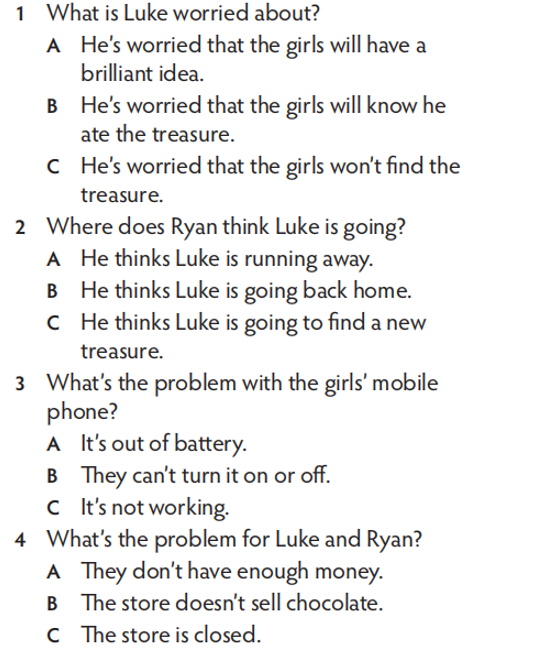 Watch again. Circle the correct answers. (Xem lại một lần nữa. Khoanh vào đáp án đúng.) (ảnh 1)